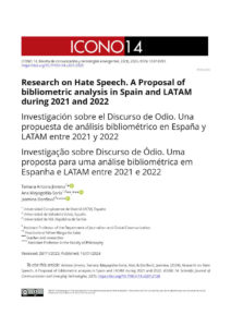 Research-on-Hate-Speech-A-Proposal-ofbibliometric-analysis-in-Spain-and-LATAMduring-2021-and-2022